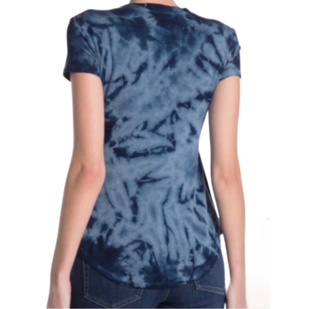 BAEA Blue Tie Dye Babydoll Top! - Picture 3 of 3